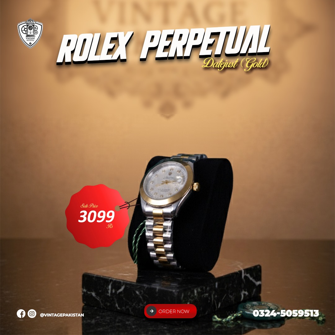 ROLEX PERPETUAL Datejust Gold